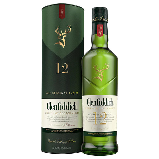 GLENFIDDICH 12 YEAR SINGLE MALT WHISKY