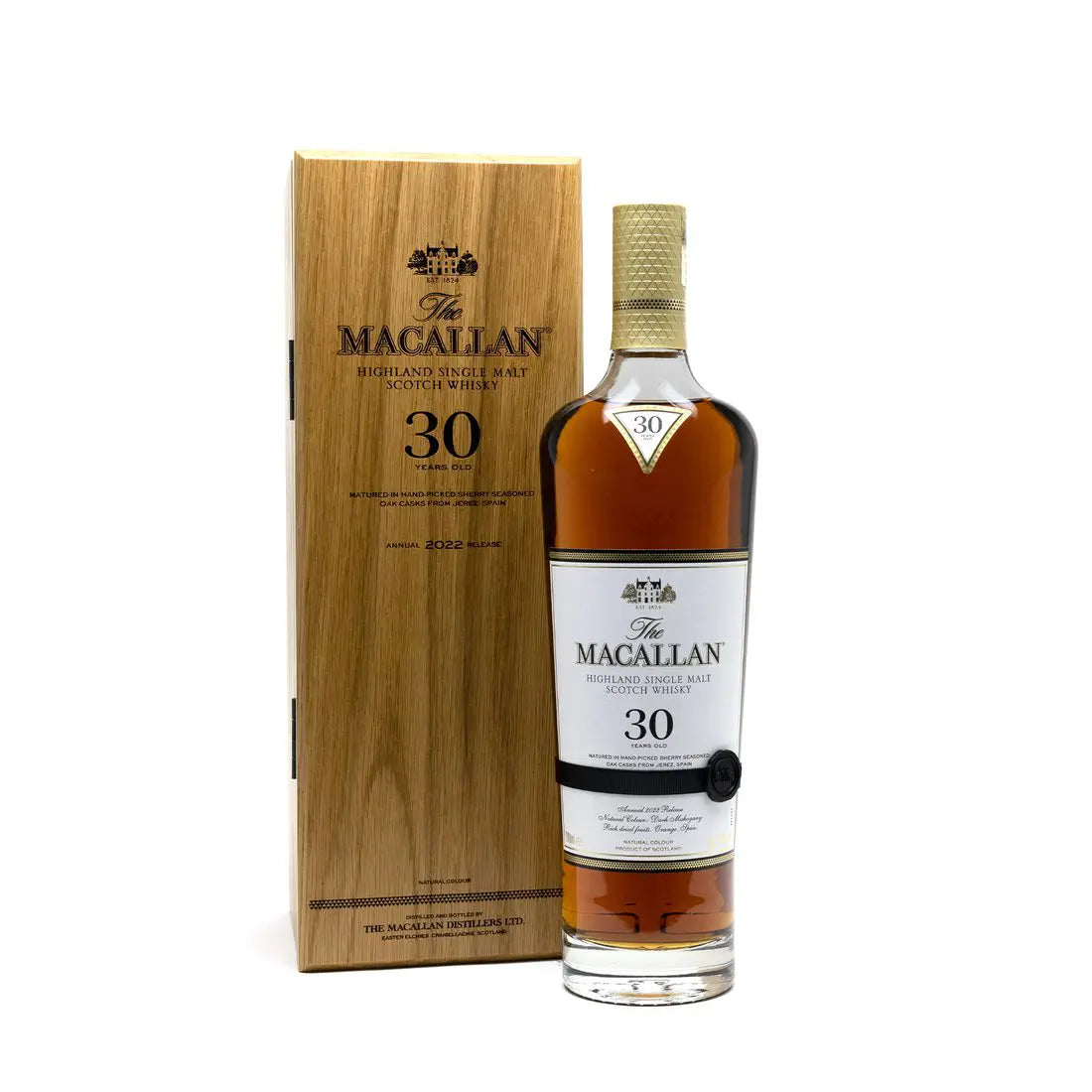 MACALLAN 30 YEAR SHERRY CASK SINGLE MALT WHISKY