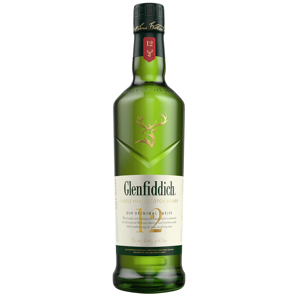 GLENFIDDICH 12 YEAR SINGLE MALT WHISKY