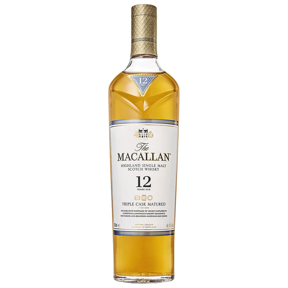 MACALLAN 12 YEARS TRIPLE CASK SINGLE MALT WHISKY