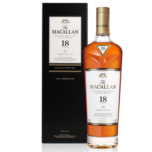 MACALLAN 18 YEARS SHERRY OAK 2022 RELEASE