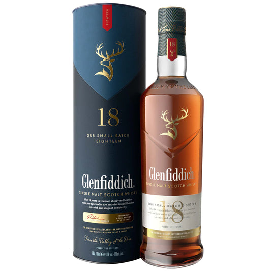 GLENFIDDICH 18 YEARS SINGLE MALT WHISKY