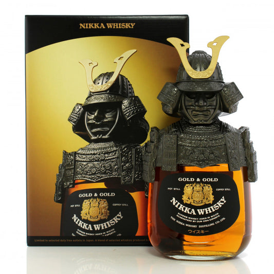 NIKKA GOLD & GOLD SAMURAI ARMOR BLENDED JAPANESE WHISKY