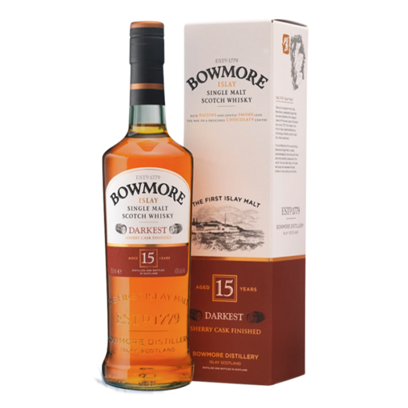 BOWMORE 15 YEARS SINGLE MALT WHISKY