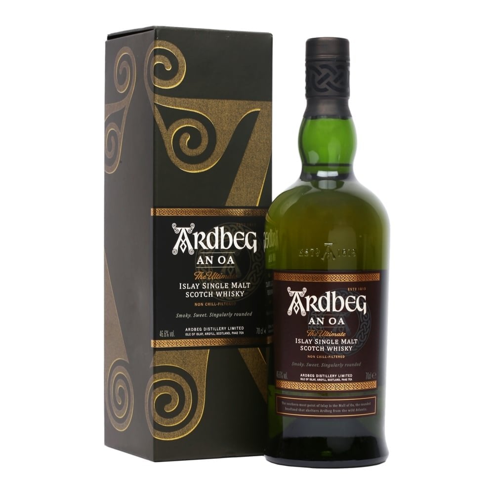 ARDBEG " AN OA" SINGLE MALT WHISKY