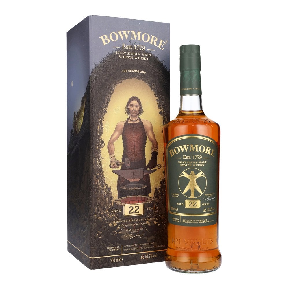 BOWMORE 22 YEARS FRANQ QUIETLY " THE CHANGELING" LIMITED EDITION