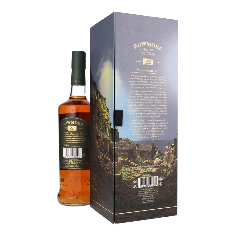 BOWMORE 22 YEARS FRANQ QUIETLY " THE CHANGELING" LIMITED EDITION