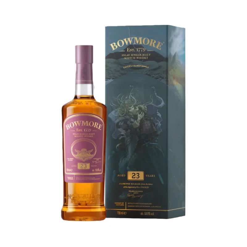 BOWMORE 23 YEARS FRANQ QUIETLY " LOVERS TRANSFORMED" LIMITED EDITION