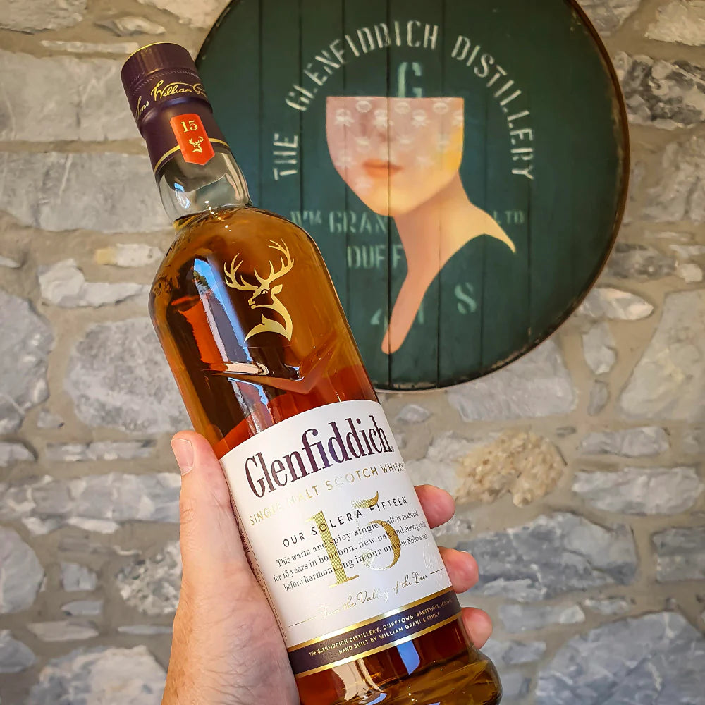 GLENFIDDICH 15 YEARS OLD SINGLE MALT WHISKY