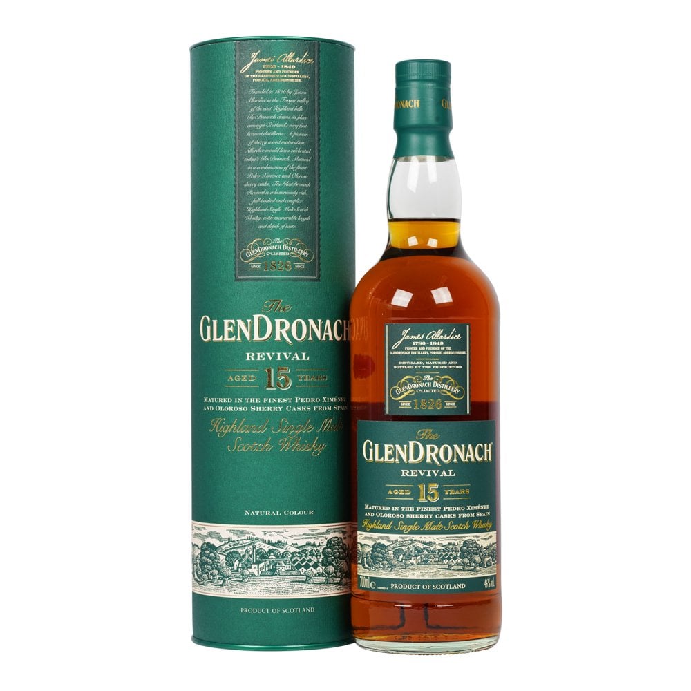 GLENDRONACH 15 YEAR REVIVAL 2021 SINGLE MALT WHISKY